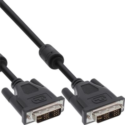 InLine DVI-I Kabel, digital/analog, 24+5 Stecker / Stecker, Dual Link, 1,8m