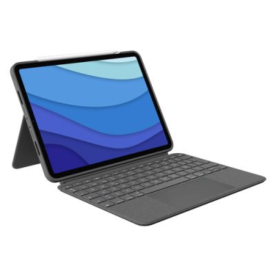 Logitech Combo Touch Grau Smart Connector QWERTY Spanisch