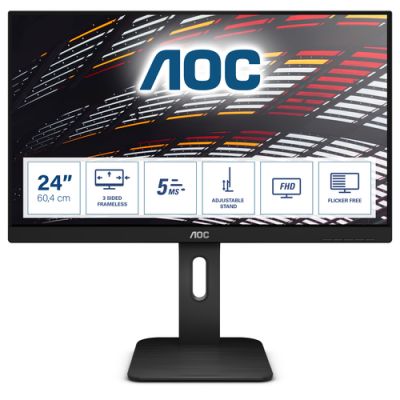 AOC P1 24P1 Computerbildschirm 60,5 cm (23.8") 1920 x 1080 Pixel Full HD LED Schwarz