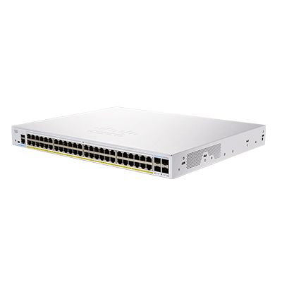 Cisco CBS350-48FP-4X-EU Netzwerk-Switch Managed L2/L3 Gigabit Ethernet (10/100/1000) Silber