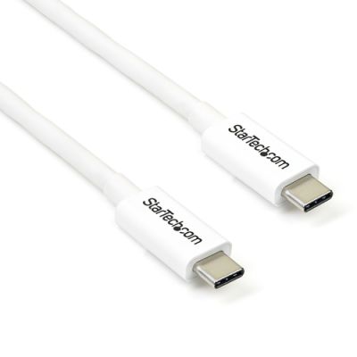 StarTech.com 2m Passives Thunderbolt 3 Kabel, 20Gbps, 100W PD, 4K Video, Thunderbolt Kabel, Kompatibel mit USB4/DP Alt Mode, Thunderbolt 4, USB 3.2/Typ-C