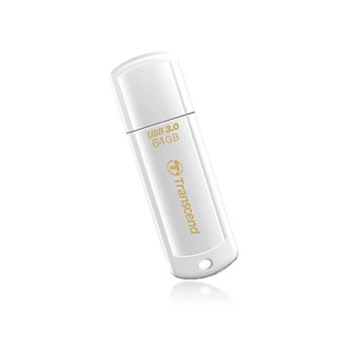 Transcend JetFlash 730 64GB USB 3.0 USB-Stick USB Typ-A 3.2 Gen 1 (3.1 Gen 1) Weiß