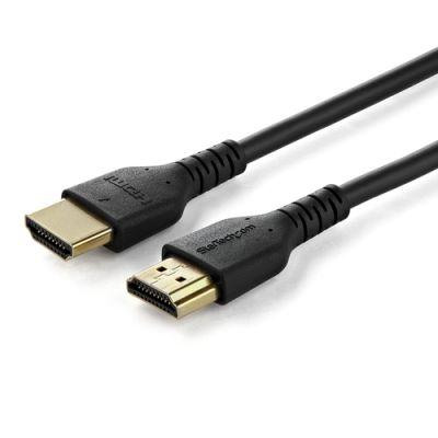 StarTech.com 2m Premium Zertifiziertes HDMI 2.0 Kabel mit Ethernet - High Speed UHD 4K 60Hz HDR - Robustes M/M HDMI Verbindungsabel mit Aramidfaser - TPE - Für UHD Monitoren/TVs/Displays