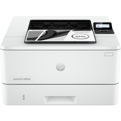 HP LaserJet Pro 4002dw Drucker, Schwarzweiß, Drucker für Kleine und mittlere Unternehmen, Drucken, Beidseitiger Druck; schnelle Ausgabe der ersten Seite; kompakte Größe; Energieeffizienz; hohe Sicherheit; Dual-Band Wi-Fi