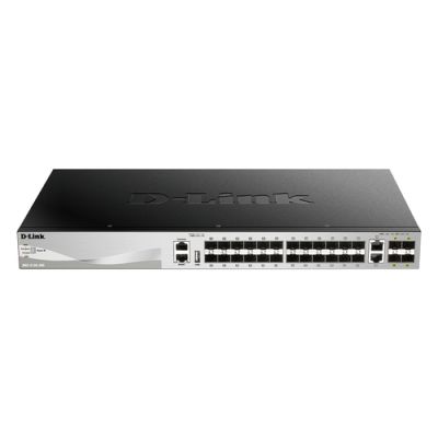 D-Link DGS-3130-30S/E Netzwerk-Switch Managed L3 10G Ethernet (100/1000/10000) Grau