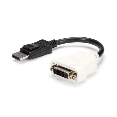StarTech.com DisplayPort auf DVI Adapter - DisplayPort zu DVI-D-Adapter / Videokonverter - 1080p - DP 1.2 auf DVI-Monitor / Displaykabel-Adapter Dongle - DP zu DVI-Adapter - Verriegelnder DP-Anschluss