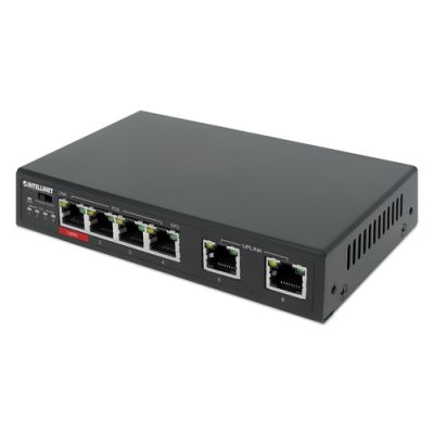 Intellinet 561686 Netzwerk-Switch Fast Ethernet (10/100) Power over Ethernet (PoE) Schwarz