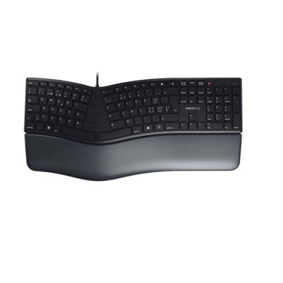 CHERRY KC 4500 ERGO Tastatur USB QWERTZ Schweiz Schwarz