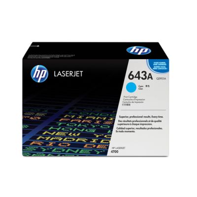 HP 643A Cyan Original LaserJet Tonerkartusche