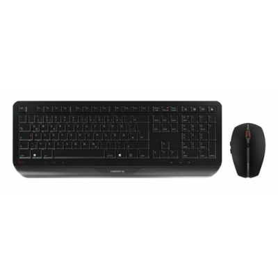 CHERRY GENTIX DESKTOP Kabelloses Desktopset, Schwarz, USB (QWERTZ - DE)