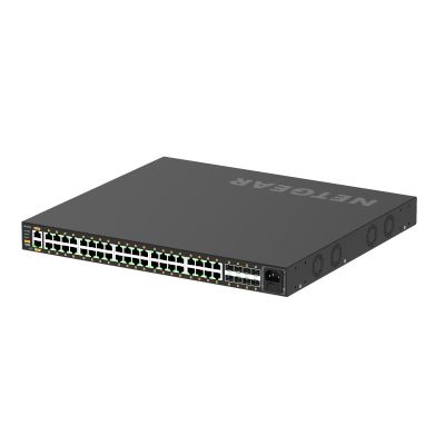 NETGEAR GSM4248PX-100EUS Netzwerk-Switch Managed L2/L3/L4 Gigabit Ethernet (10/100/1000) Power over Ethernet (PoE) Schwarz