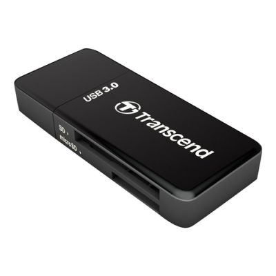 Transcend RDF5 Kartenleser USB 3.2 Gen 1 (3.1 Gen 1) Type-A Schwarz
