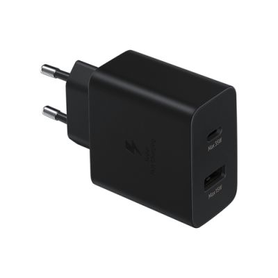 Samsung EP-TA220NBEGEU Ladegerät für Mobilgeräte Kopfhörer, Kopfhörer, Laptop, Smartphone, Smartwatch, Tablet Schwarz AC Drinnen