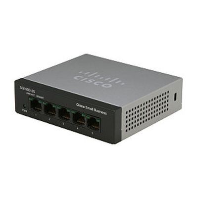 Cisco Small Business SF110D-05 Unmanaged L2 Fast Ethernet (10/100) Schwarz
