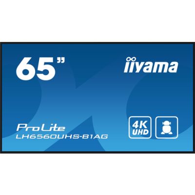 iiyama PROLITE Digitale A-Platine 165,1 cm (65") LED WLAN 500 cd/m² 4K Ultra HD Schwarz Eingebauter Prozessor Android 11 24/7