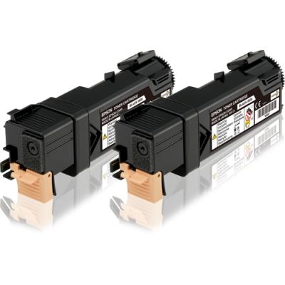 Epson Tonerkassetten-Doppelpack, Black, 3k x 2