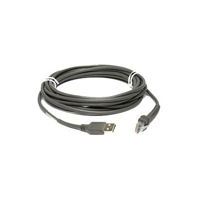 Zebra USB Cable: Series A USB Kabel 4,5 m USB A Grau