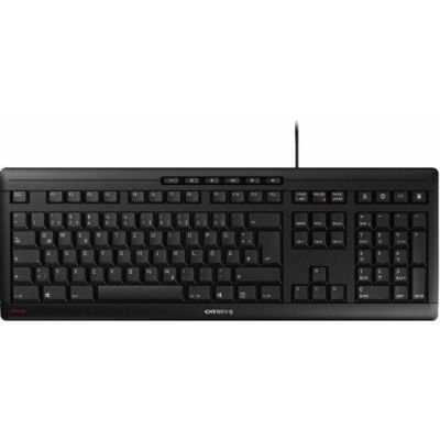 CHERRY STREAM KEYBOARD Tastatur USB QWERTZ Tschechisch, Slowakisch Schwarz