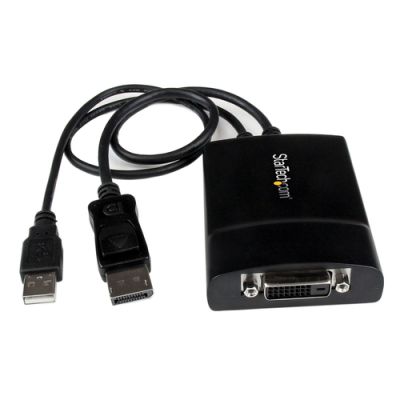 StarTech.com DisplayPort auf Dual Link DVI Aktiv Konverter mit Stromversorgung über USB