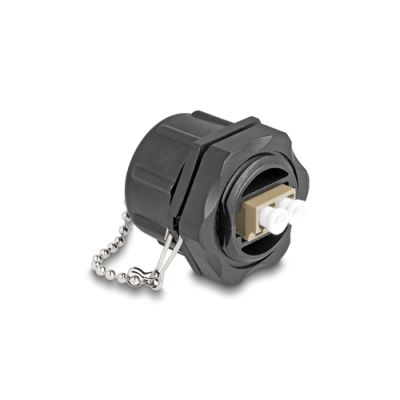 DeLOCK 87885 LWL-Steckverbinder LC/LC 1 Stück(e) Beige, Schwarz