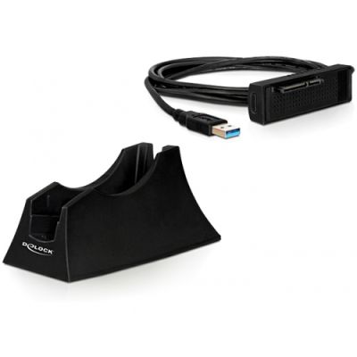 DeLOCK 61858 laptop-dockingstation & portreplikator Schwarz