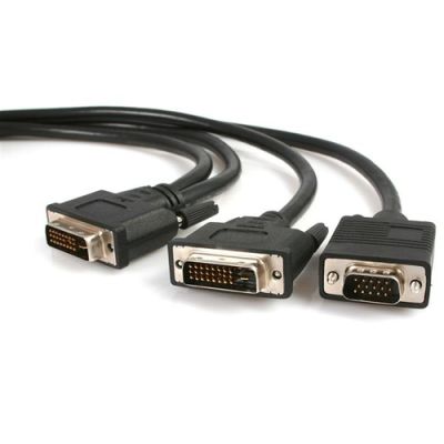 StarTech.com 1,8m DVI-I auf DVI-D und HD15 VGA Splitter Kabel