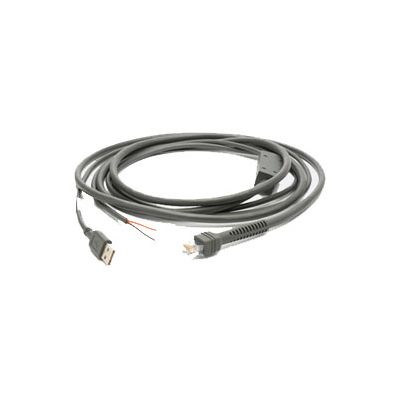 Zebra USB cable 4 pin USB Type A USB Kabel 2,7 m USB A Grau