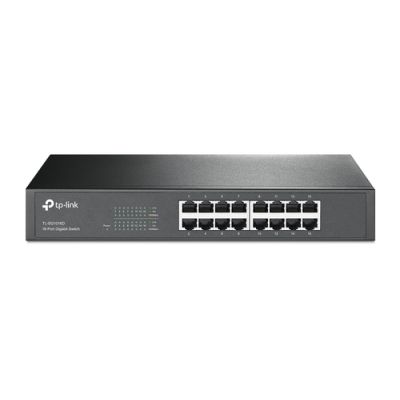 TP-Link TL-SG1016D Netzwerk-Switch Unmanaged L2 Gigabit Ethernet (10/100/1000) Schwarz
