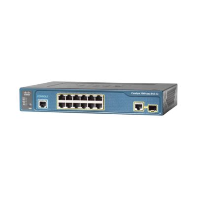 Cisco Catalyst 3560-CX Managed L2/L3 Gigabit Ethernet (10/100/1000) Power over Ethernet (PoE) 1U Weiß