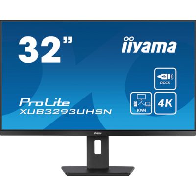 iiyama ProLite XUB3293UHSN-B5 Computerbildschirm 80 cm (31.5") 3840 x 2160 Pixel 4K Ultra HD LCD Schwarz