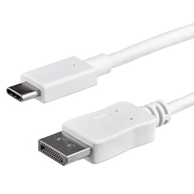 StarTech.com 1m USB C auf DisplayPort Kabel - 4K 60hz - Weiß