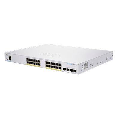 Cisco CBS350-24P-4G-EU Netzwerk-Switch Managed L2/L3 Gigabit Ethernet (10/100/1000) Silber