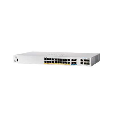 Cisco CBS350 Managed L3 Gigabit Ethernet (10/100/1000) Power over Ethernet (PoE) 1U Schwarz, Grau