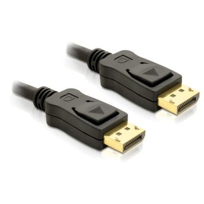 DeLOCK Cable DisplayPort 1.2 male > DisplayPort male 4K 1 m Schwarz