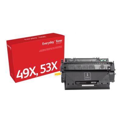 Everyday ™ Schwarz Toner von Xerox, kompatibel mit HP 49X/53X (Q5949X/ Q7553X), High capacity