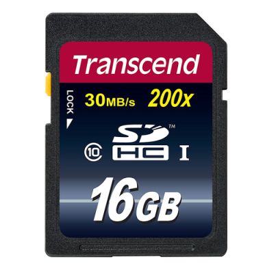 Transcend TS16GSDHC10 Speicherkarte 16 GB SDHC NAND Klasse 10