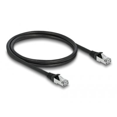 DeLOCK 80134 Netzwerkkabel Schwarz 1 m Cat6a S/FTP (S-STP)