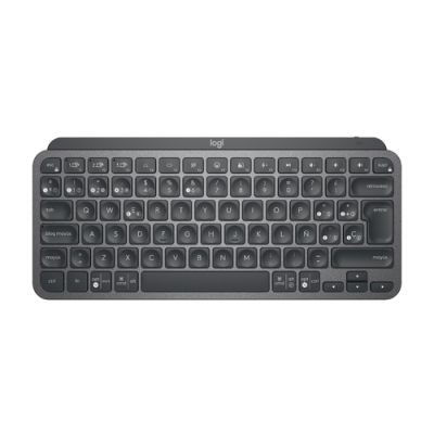 Logitech MX Keys Mini Tastatur RF Wireless + Bluetooth QWERTY Spanisch Graphit