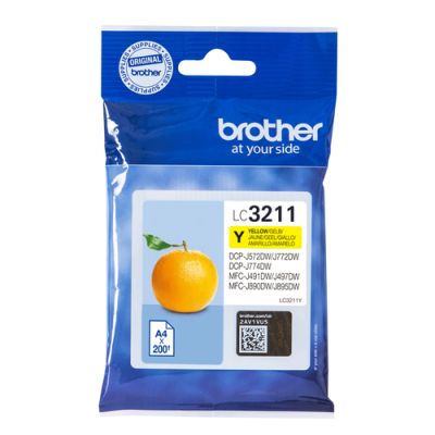 Brother LC3211Y Druckerpatrone 1 Stück(e) Original Gelb