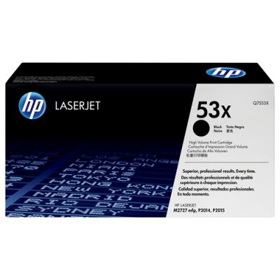HP 53X Schwarz Original LaserJet Tonerkartusche mit hoher Reichweite