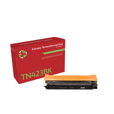 Everyday ™ Schwarz wiederaufbereiteter Toner von Xerox, kompatibel mit Brother TN423BK, High capacity
