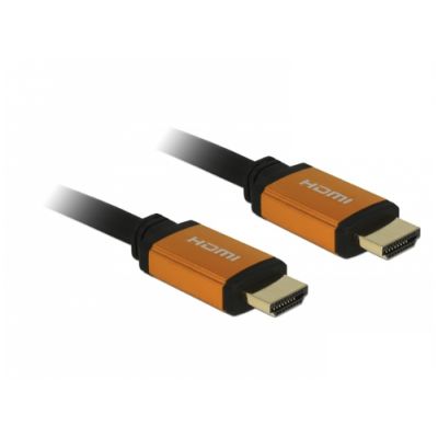 DeLOCK 85728 HDMI-Kabel 1,5 m HDMI Typ A (Standard) Schwarz, Gold