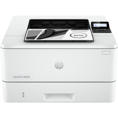 HP LaserJet Pro 4002dn Drucker, Schwarzweiß, Drucker für Kleine und mittlere Unternehmen, Drucken, Beidseitiger Druck; schnelle Ausgabe der ersten Seite; Energieeffizienz; kompakte Größe; Hohe Sicherheit
