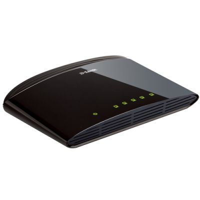 D-Link DES-1005D Unmanaged Fast Ethernet (10/100) Schwarz