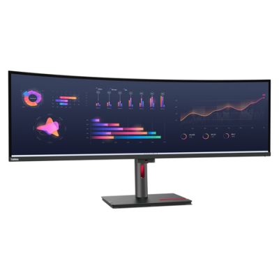 Lenovo ThinkVision P49w-30 LED display 124,5 cm (49") 5120 x 1440 Pixel DQHD Schwarz