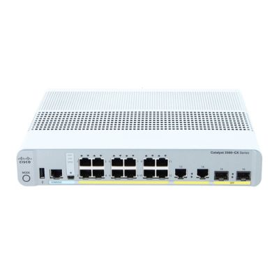 Cisco Catalyst WS-C3560CX-12TC-S Netzwerk-Switch Managed L2/L3 Gigabit Ethernet (10/100/1000) Grau, Weiß