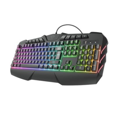 Trust GXT 881 ODYSS Tastatur USB Deutsch Schwarz