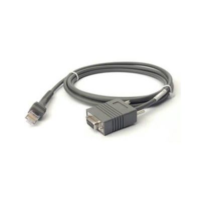 Zebra CBA-R01-S07PBR Serien-Kabel Grau 2,1336 m RS232 DB9