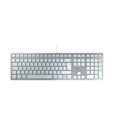 CHERRY KC 6000C FOR MAC Tastatur USB QWERTY US Englisch Silber