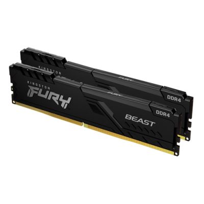 Kingston Technology FURY 32GB 2666MT/s DDR4 CL16 DIMM (2er-Kit) Beast Black
